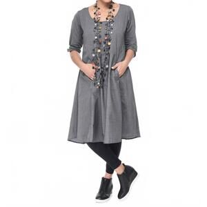 NEW TULIP CLOTHING mel midi dress in rockefeller stripe